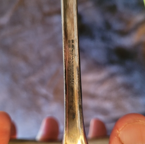 Vintage silver plated punch bowl ladle. - Picture 5 of 6